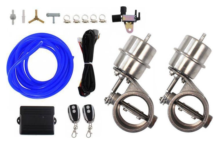 Zestaw dual przepustnicy wydechu pneumatyczny 51mm Vacuum Open