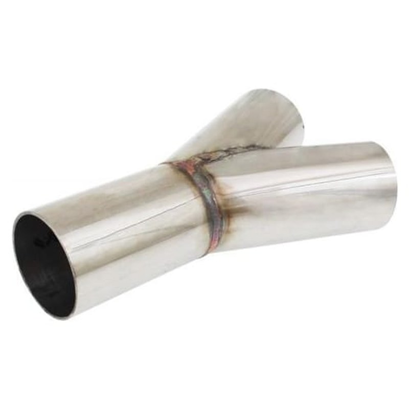 Y-Pipe trójnik wydechu 45st 63/63mm 304SS