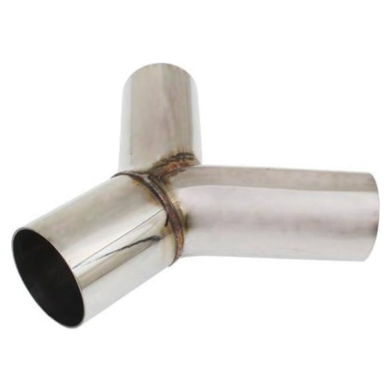 Y-Pipe trójnik wydechu 90st 63/70mm 304SS