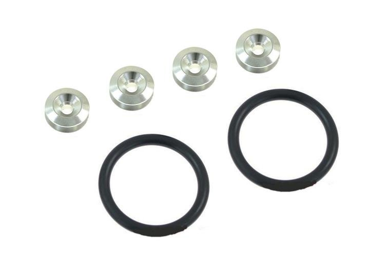 Zapinki zderzaka klapy Quick Release Silver