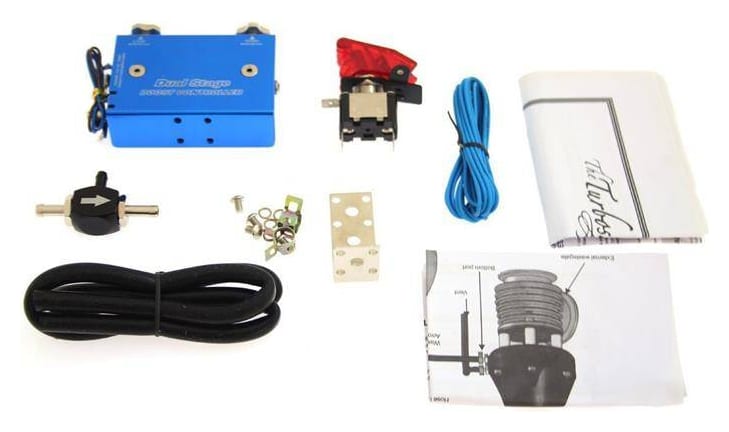 Zawór Manual Boost Controller TurboWorks BC11 ELECTRONIC Niebieski