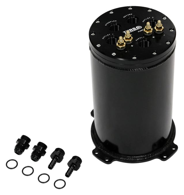 Zbiornik Paliwa Swirl Pot 2,8L TurboWorks na 2 pompy Czarny Typ 2
