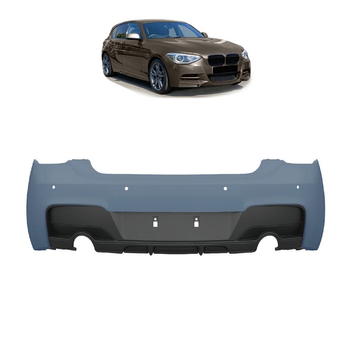 Zderzak BMW 1 F20 F21 Tył z dyfuzorem