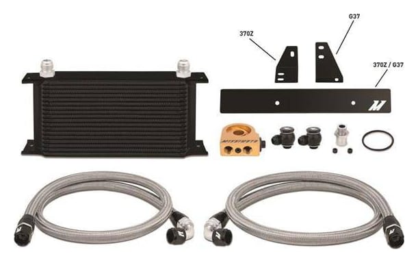 Zestaw Chłodnica Oleju Mishimoto Nissan 370Z 2009+ / Infiniti G37 2008+ (Coupe only) Thermostatic Black