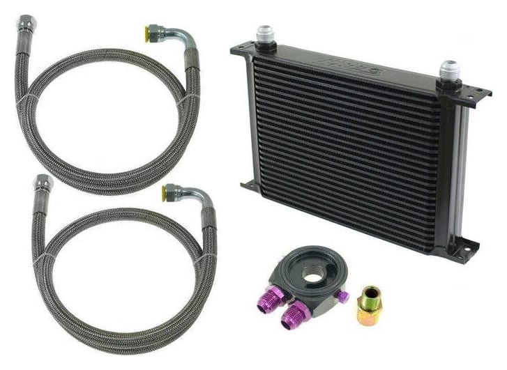 Zestaw Chłodnica Oleju TurboWorks 25-rzędowa 260x195x50 AN8 Black