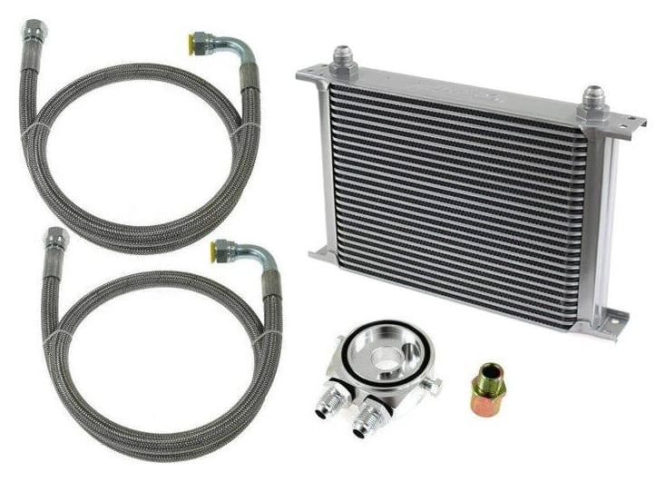 Zestaw Chłodnica Oleju TurboWorks 25-rzędowa 260x195x50 AN8 Silver