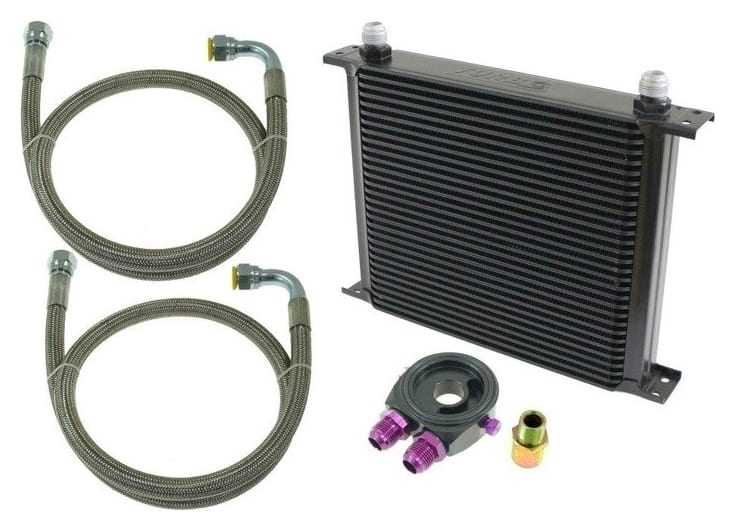Zestaw Chłodnica Oleju TurboWorks 30-rzędowa 260x235x50 AN8 Black