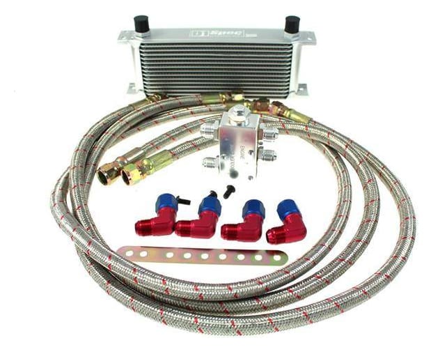 Zestaw chłodnicy Oleju D1Spec 15 rzędów + Moduł Termostatyczny